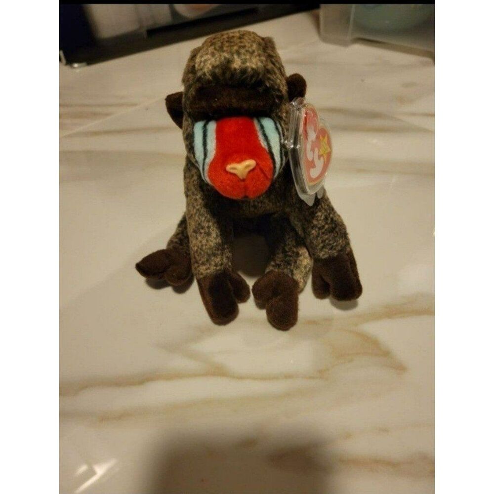 Ty Beanie Babies Cheeks The Baboon